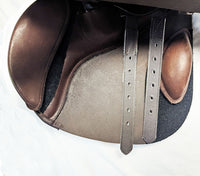 Professional Bridle Leather Adjustable Gullet Close-contact jumping saddle-CLEARANCE