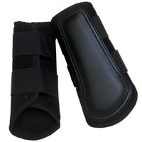 Black Neoprene Brushing Boots - CLEARANCE