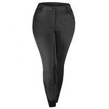 ELT Black Doro and Dahlia Silicone Seat Breeches-CLEARANCE