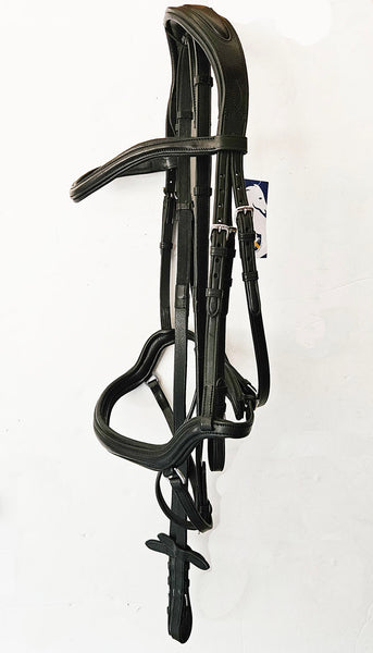 Royal Heritage Black Italian Leather Micklem Style bridle - CLEARANCE