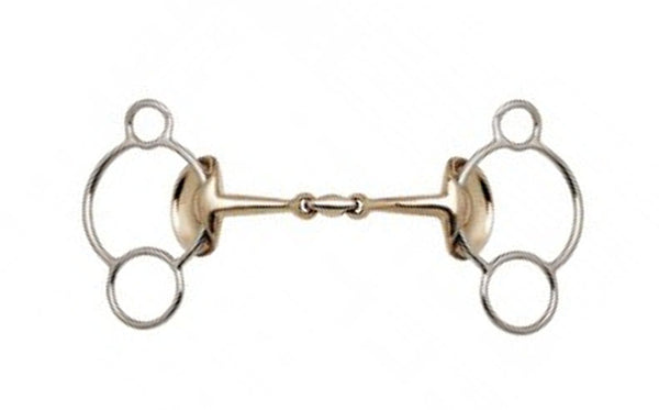 German Silver Wing Gag Snaffle
