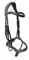 Italian Leather Micklem Style Bridle for Dressage or Eventing-CLEARANCE