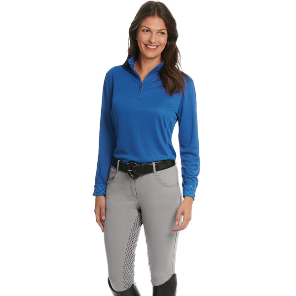 Ovation Ladies Soft Flex Zip Front Silicone Full Seat Breech