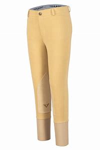 Tuff Rider Pull On Knee Patch Breeches 32 Beige