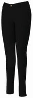 Tuff Rider Pull On Knee Patch Breeches 32 Black